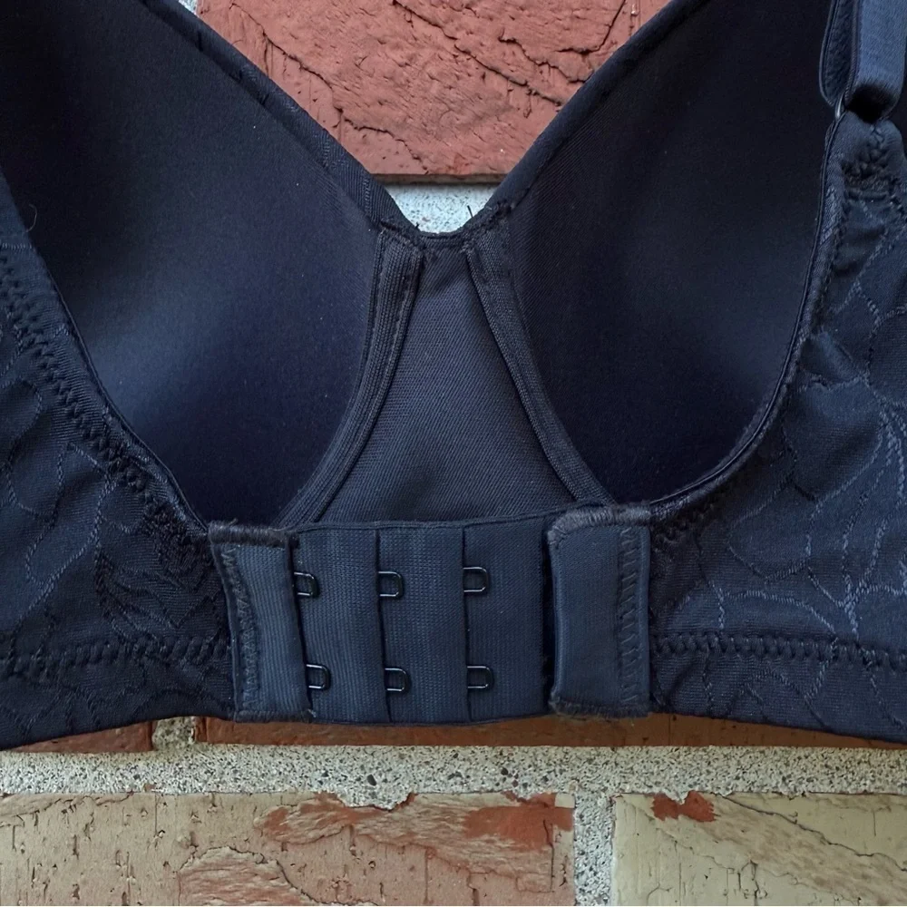 Vanity Fair NWT Body Shine Full Coverage Black Wirefree T-shirt Bra 72298 🖤